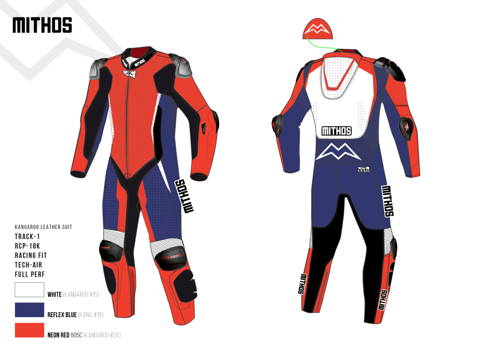 Mithos - Semi-Custom Kangaroo Leather Suit - Racing Fit Design